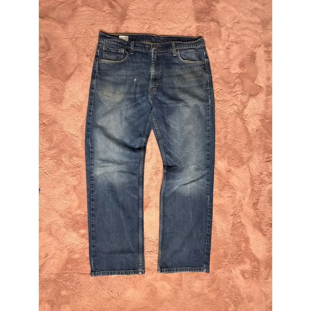 Men’s Levi’s 569 Loose Straight Jeans – Size 36x32 – Faded Blue Wash